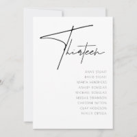 Tabel 13 sjabloon voor moderne weddenschappen