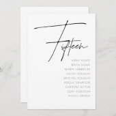 Tabel 15 sjabloon voor moderne weddenschappen kaart (Voorkant / Achterkant)