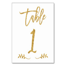 Tabel 1 | Elegant gouden handschrift geborstelde l