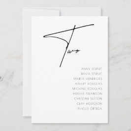 Tabel 2 sjabloon voor moderne weddenschappen kaart