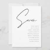 Tabel 7 sjabloon voor moderne weddenschappen kaart (Voorkant)