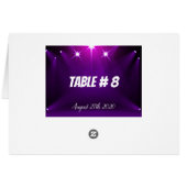 Tabel # 8 Kaart - In het Spotlight Wedding / Parti (Achterkant Horizontaal)