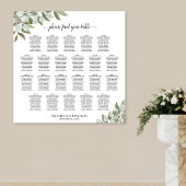 Tabel bijtende Eucalyptus bruiloft Poster