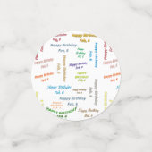 Tabel Confetti februari, 6 zondag (Kleine voorkant)