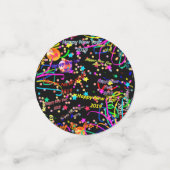 Tabel Confetti, gelukkig nieuwjaar 2019 Confetti (Kleine voorkant)