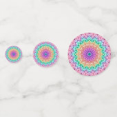 Tabel Confetti Mandala Mehndi Style G379 (Achterkanten)