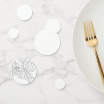 Tabel confetti sjabloon