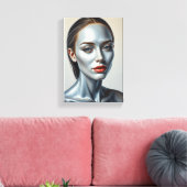 Tabel Deco (Argenteus) Canvas Afdruk (Insitu (Woonkamer))