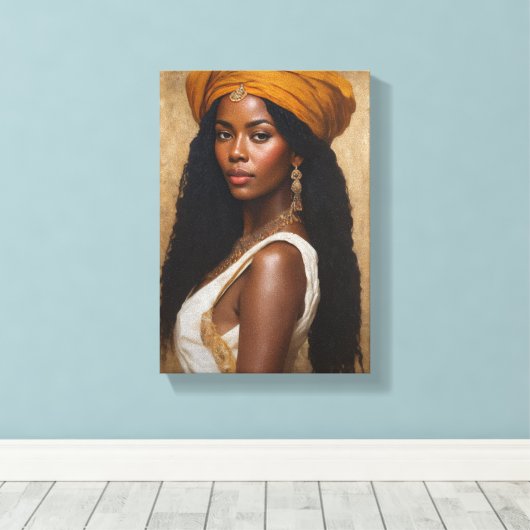 Tabel Deco (Beauty of Africa ) Canvas Afdruk (Insitu (Houten vloer))