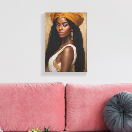 Tabel Deco (Beauty of Africa ) Canvas Afdruk (Insitu (Woonkamer))