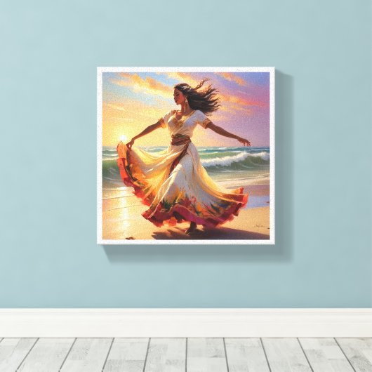 Tabel Deco Canvas Afdruk (Insitu (Houten vloer))