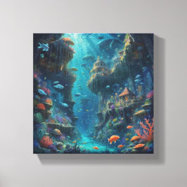 Tabel Deco ( Marin Enchantée ) Canvas Afdruk