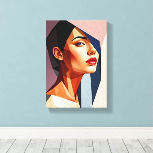 Tabel Deco (Mistrust) Canvas Afdruk (Insitu (Houten vloer))