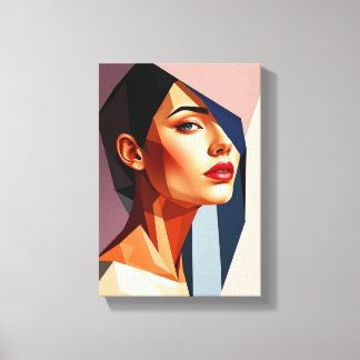 Tabel Deco (Mistrust) Canvas Afdruk