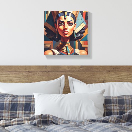 Tabel Deco ( Nijlstijl ) Canvas Afdruk (Insitu (Slaapkamer))