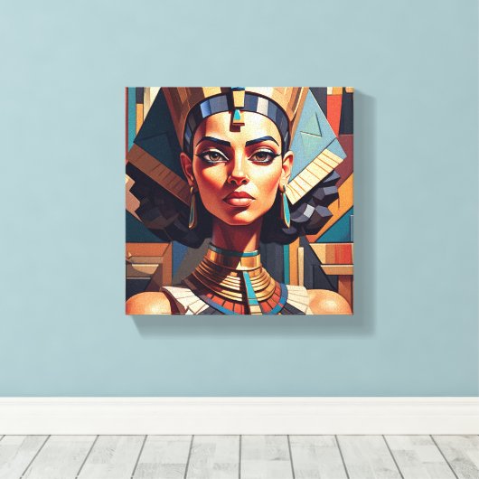 Tabel Deco ( Nijlstijl ) Canvas Afdruk (Insitu (Houten vloer))