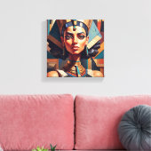 Tabel Deco ( Nijlstijl ) Canvas Afdruk (Insitu (Woonkamer))