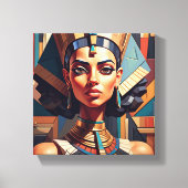 Tabel Deco ( Nijlstijl ) Canvas Afdruk (Voorkant)