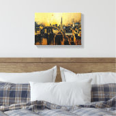 Tabel Deco (plaats licht) Canvas Afdruk (Insitu (Slaapkamer))