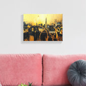 Tabel Deco (plaats licht) Canvas Afdruk (Insitu (Woonkamer))