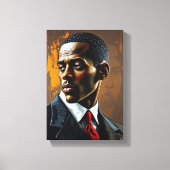 Tabel Deco ( Presence ) Portret Chic Man Canvas Afdruk (Voorkant)