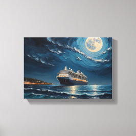 Tabel Deco (schip van het kruis onder La Mune) Canvas Afdruk