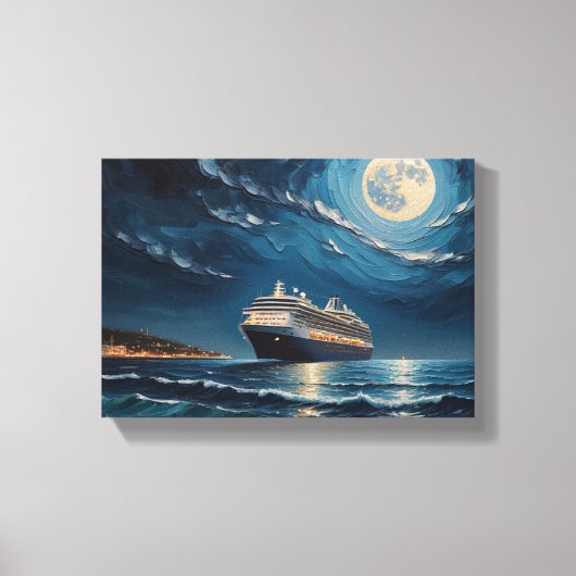 Tabel Deco (schip van het kruis onder La Mune) Canvas Afdruk (Voorkant)