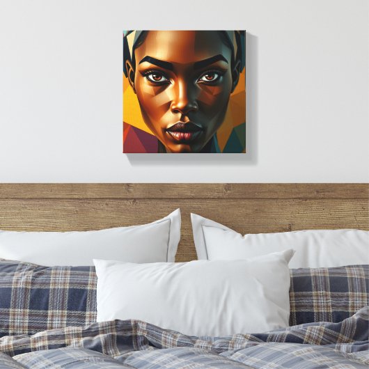 Tabel Deco ( The Understanding ) Canvas Afdruk (Insitu (Slaapkamer))