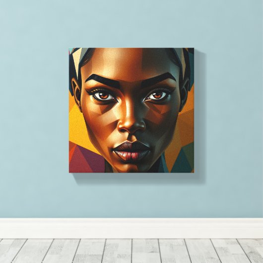 Tabel Deco ( The Understanding ) Canvas Afdruk (Insitu (Houten vloer))