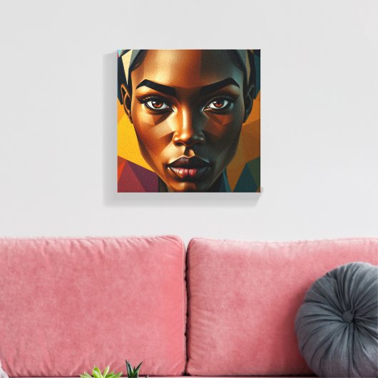 Tabel Deco ( The Understanding ) Canvas Afdruk (Insitu (Woonkamer))