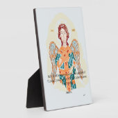Tabel Easel & Canvas: Archangle Gabriel, gebed Fotoplaat (Zijkant)