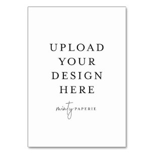 Tabel Kaart - 3,5-inch x 5-inch portret