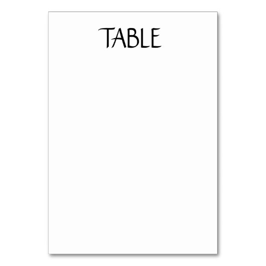 TABEL KAART 3,5X5 100 LB. (Achterkant)