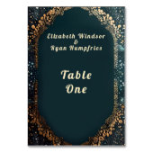 Tabel Kaart nummers floral ontwerp (Voorkant)