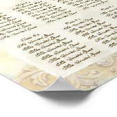 Tabel met de receptie Grafiek met de Zee Paardenku Poster (Hoek)