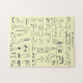 Tabel met de werktuigen ~ "Ja, nu heb ik het." Legpuzzel (Horizontaal)