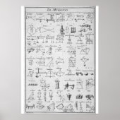 Tabel met de werktuigen ~ "Ja, nu heb ik het." Poster (Voorkant)