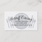 tabel met het culinaire visitekaartje van de chef- (Voorkant)