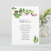 Tabel met het kerstrooster voor de Waterverf van d Kaart (Staand voorkant)