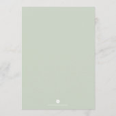 Tabel met het kerstrooster voor de Waterverf van d Kaart (Achterkant)