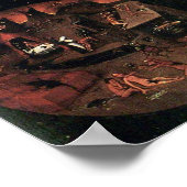 Tabel met scènes van de zeven dodelijke zonden van poster (Hoek)