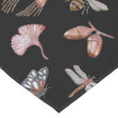 Tabel met zwarte uitvoerder met Prints voor Natuur Lange Tafelloper (Hoek)