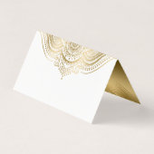 Tabel nr.  Gold Mandala-kaart plaatsen Visitekaartje (Achterkant)