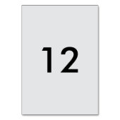 Tabel nr. kaart (Voorkant)