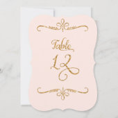 Tabel nummer 12, Fancy recepties voor het beletter Kaart (Achterkant)