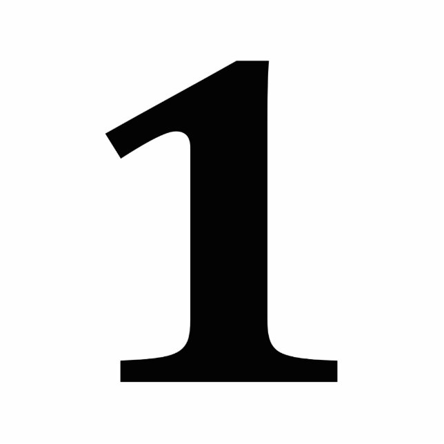 Tabel nummer 1 staand fotobeeldje  (Voorkant)