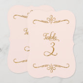 Tabel nummer 3, Fancy lettertekens met letterteken Kaart (Voorkant / Achterkant)