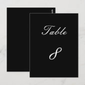 Tabel nummer 8 briefkaart (Voorkant / Achterkant)