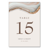 Tabel nummer Agate Stone Marble Kaart (Voorkant)