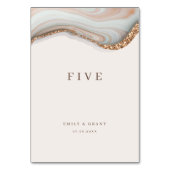 Tabel nummer Agate Stone Marble Kaart (Voorkant)